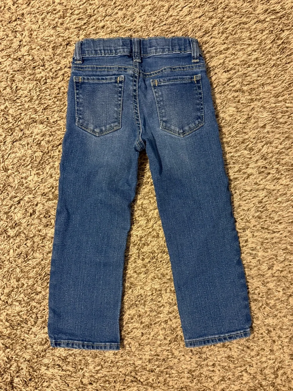 Old Navy Boys Medium Blue Stretch Straight Leg Jeans